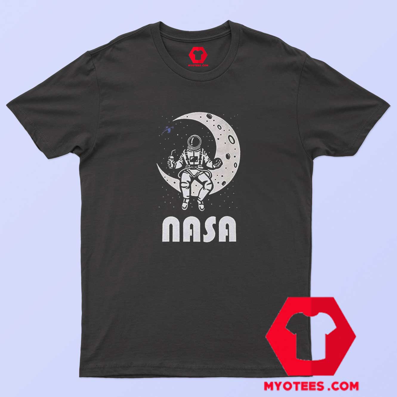NASA Astronaut Moon Space Unisex T Shirt On Sale Myotees