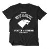 Game of thrones House Stark Winter is Coming Unisex T Shirt