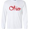 Ohio script funny spirit pride Unisex Sweatshirt