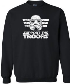 Support the Troops funny geek Unisex Sweatshirt