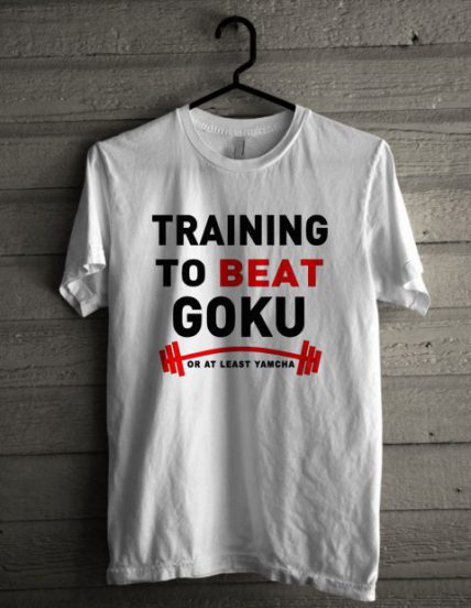 Training to Beat Goku Unisex T Shirt