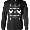 Tyrannosaurus Rex Ugly Christmas Sweater Unisex Sweatshirt