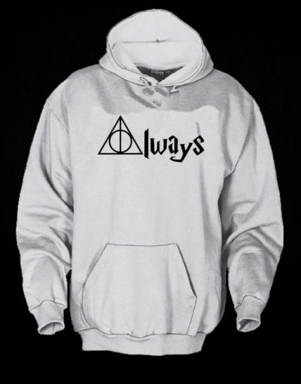 Always Deathly Hallows Harry Potter Unisex Adult Hoodie