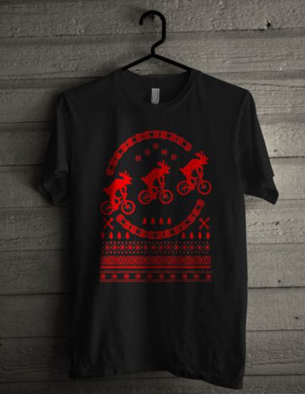 Bikes Ugly Christmas Unisex T Shirt