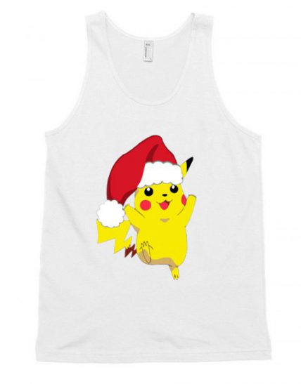 Christmas Pikachu Unisex Tank Top