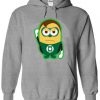 Despicable Me Minions Superheros Green Lantern Unisex Adult Hoodie