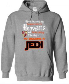 Funny Hogwarts Harry Potter Jedi to Become a Jedi Unisex Adult Hoodie