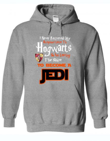 Funny Hogwarts Harry Potter Jedi to Become a Jedi Unisex Adult Hoodie