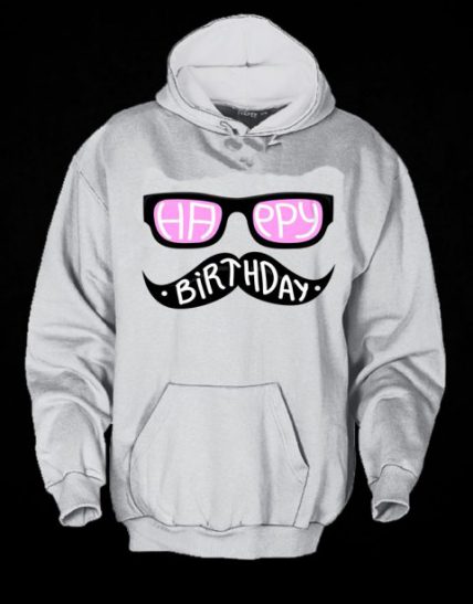 Happy Birthday (QQ) Unisex Adult Hoodie