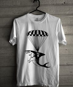 Jaws Parachuting Unisex T Shirt