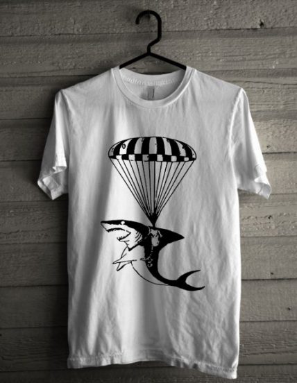 Jaws Parachuting Unisex T Shirt