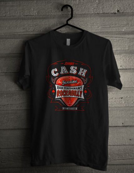 Johnny Cash Rockabilly Unisex T Shirt