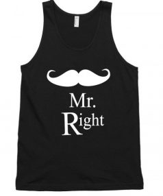 Mr Right funny Unisex Tank Top