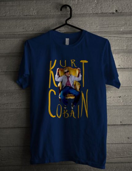 Nirvana Kurt Cobain Sitting Chair Unisex T Shirt