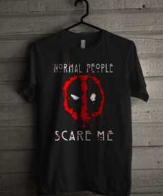 Normal People Scare Me Unisex T Shirt