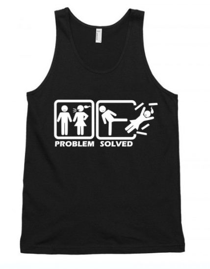 Problem Solved Funny Unisex Tank Top