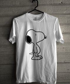 Snoopy White Unisex T Shirt