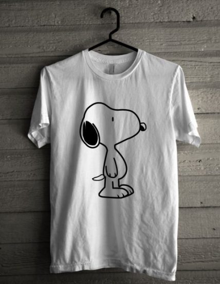 Snoopy White Unisex T Shirt