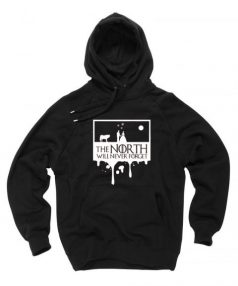 The North Will Never Forget White Unisex Adult Hoodie