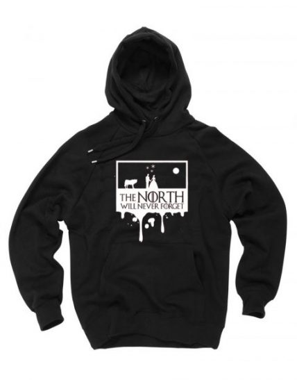 The North Will Never Forget White Unisex Adult Hoodie