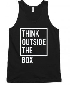 Think outside the box Unisex Tank Top