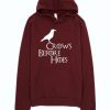 Crows Before Hoes Unisex Adult Hoodie