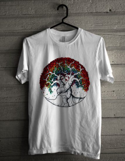 Rainbow Tree Unisex T Shirt