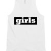 Girls Simple Unisex Tank Top