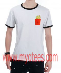 Love French Fries Ringer Unisex T Shirt