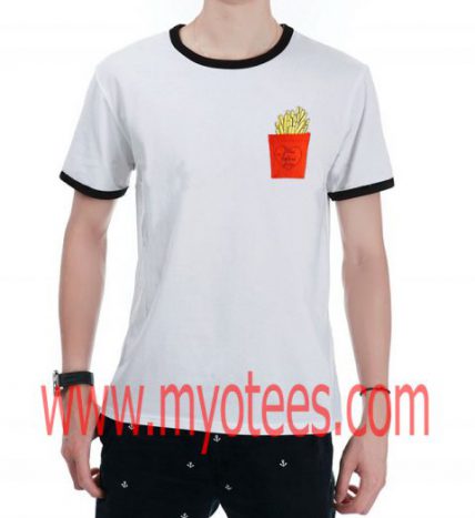 Love French Fries Ringer Unisex T Shirt