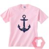 Anchor Light Pink Unisex T Shirt