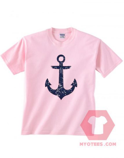 Anchor Light Pink Unisex T Shirt