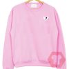 Cat and Dog Simple Funny Pink Unisex Sweatshirt