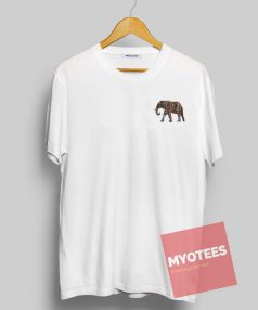 Elephant Pattern Unisex T Shirt