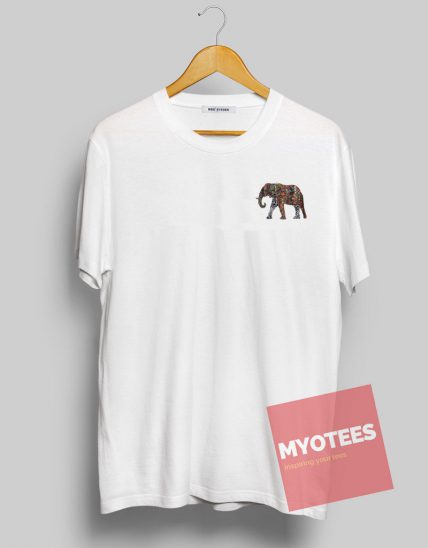 Elephant Pattern Unisex T Shirt