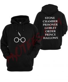 Harry Potter Book titles nerdy Unisex Adult Hoodie