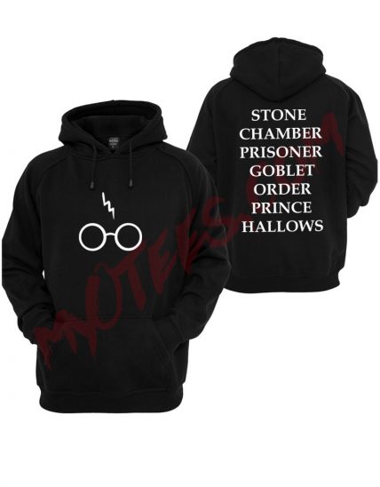 Harry Potter Book titles nerdy Unisex Adult Hoodie