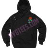 Rose Embroidery Unisex Adult Hoodie