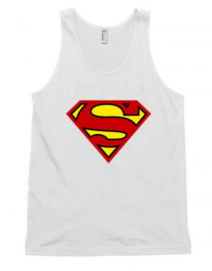 Superman Logos Unisex Tank Top