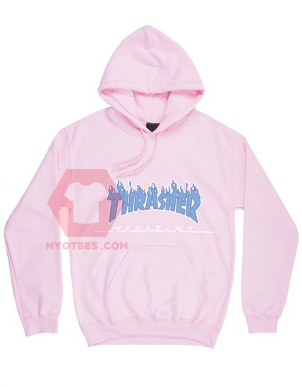 Thrasher Light Pink Unisex Adult Hoodie