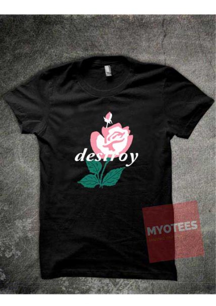 Flower Destroy Unisex T Shirt