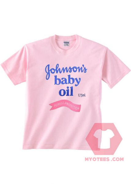 johnson's baby oil shirt