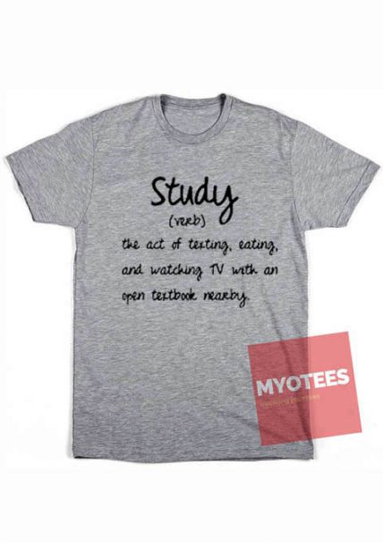 Study Verb Unisex T Shirt