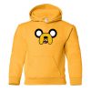 Adventure Time Jake Face Unisex Adult Hoodie