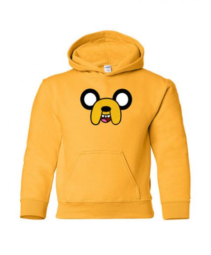 Adventure Time Jake Face Unisex Adult Hoodie