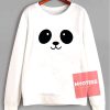 Panda Face Unisex Sweatshirt