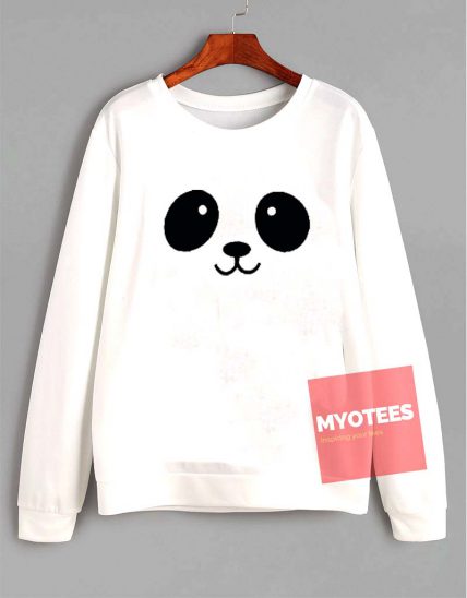 Panda Face Unisex Sweatshirt