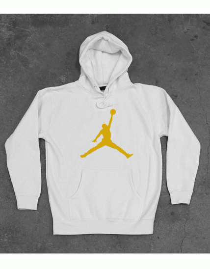 Air Jordan Gold Unisex Adult Hoodie