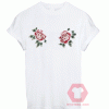 Beautiful Flowers in White Unisex T Shirt