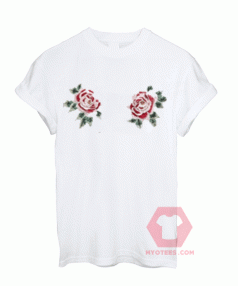 Beautiful Flowers in White Unisex T Shirt